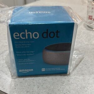 Amazon Echo Dot Smart Speaker - Blue and Gray
